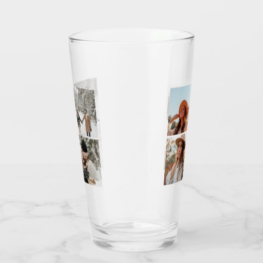 Simple 8 Photo Collage Glas (Rechts)