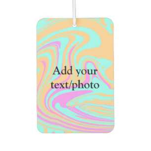 Simple acrylic pour marble add your text name cust autolufterfrischer