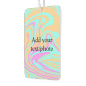 Simple acrylic pour marble add your text name cust autolufterfrischer (Links)
