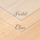 Simple Acrylic wedding arch 5 x7 invitation Acryleinladungen