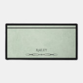 Simple Administrative Professional Sage Green Schreibtischunterlage (Vorderseite)