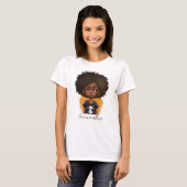 Simple Afro Woman T-Shirt (Vorne ganz)