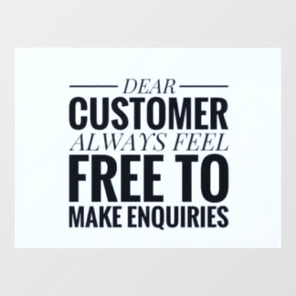 simple and beautiful fensteraufkleber