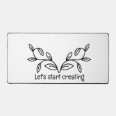 Simple and calm design desk mat schreibtischunterlage (Vorderseite)