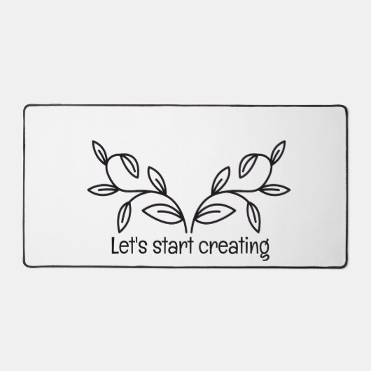 Simple and calm design desk mat schreibtischunterlage (Vorderseite)