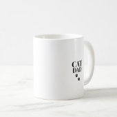 Simple and Cute Cat Dad Kaffeetasse (VorderseiteRechts)