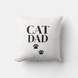Simple and Cute Cat Dad Kissen