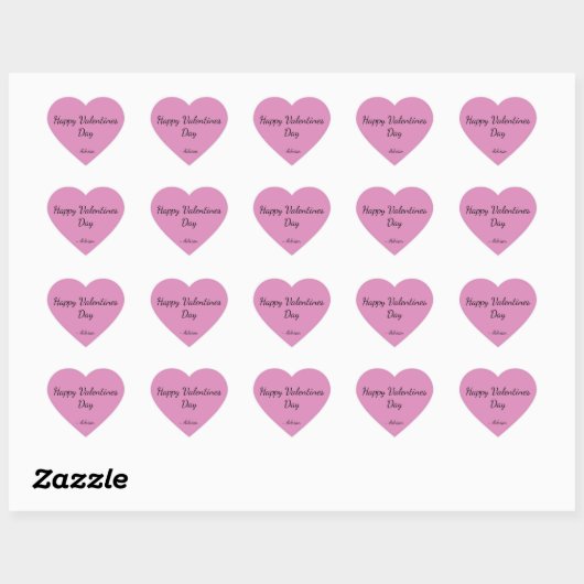 Simple and Cute Valentines Day Stickers (Blatt)