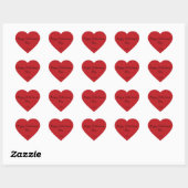 Simple and Cute Valentines Day Stickers (Blatt)