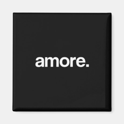 Simple And Unique Amore Valentine's Day Design Magnet (Vorne)