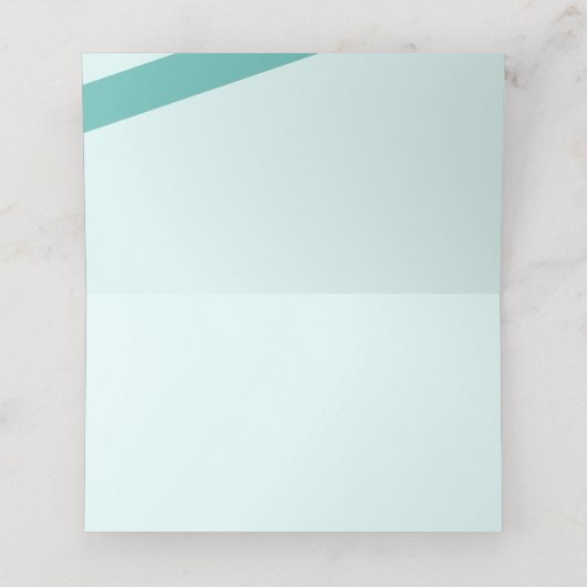 Simple Angles Platzkarte (Innenseite Aufgefaltet)