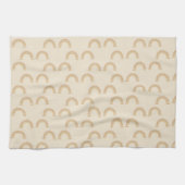 Simple arches on a pale yellow background geschirrtuch (Horizontal)