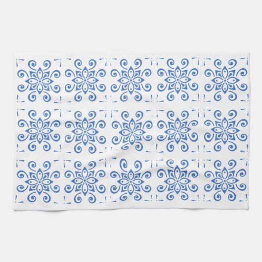 Simple Azulejo Geschirrtuch (Horizontal)