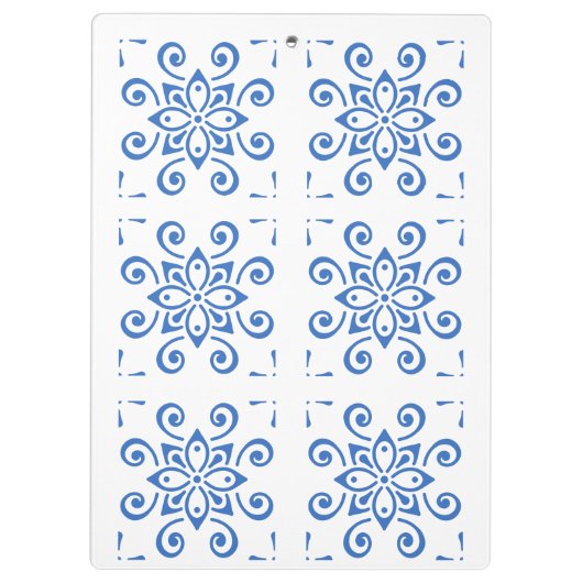 Simple Azulejo Klemmbrett (Rückseite)