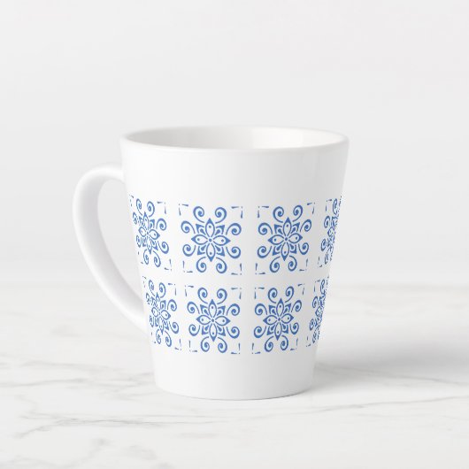 Simple Azulejo Milchtasse (Linke Ecke)
