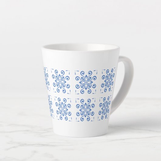 Simple Azulejo Milchtasse (Rechte Ecke)
