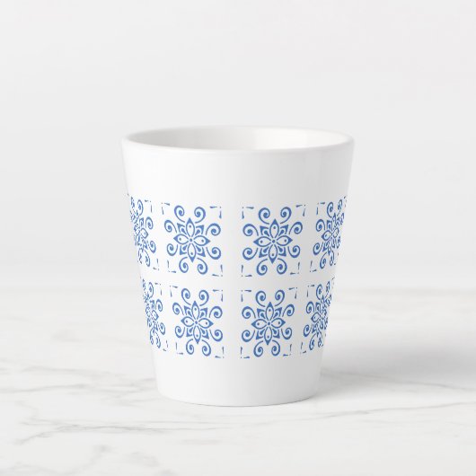 Simple Azulejo Milchtasse (Vorderseite)