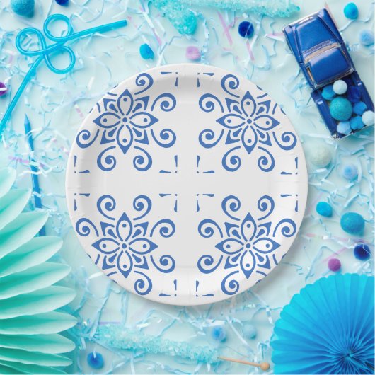 Simple Azulejo Pappteller (Party)