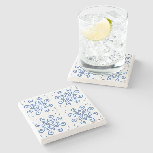 Simple Azulejo Untersetzer (Seitenansicht)