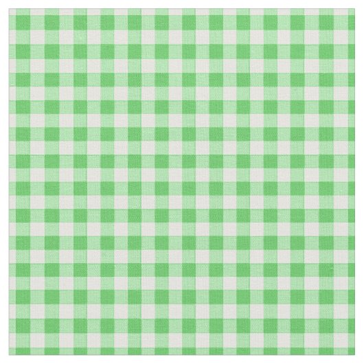 Simple Basic Green Gingham Stoff (Nahaufnahme)