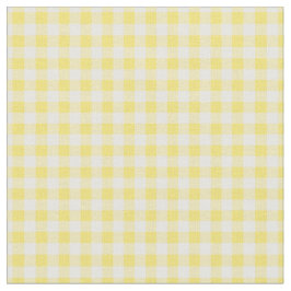 Simple Basic Sunny Yellow Gingham Stoff
