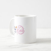 Simple Be Kind Inspirational Pastel Quote Self Kaffeetasse (Vorderseite Links)
