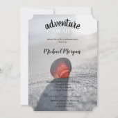 Simple Beach Seashell Retirement Party Einladung (Vorderseite)