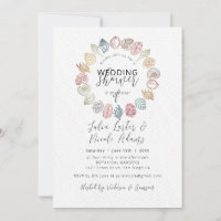 Simple Beach Seashell Wreath Polterabend