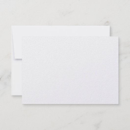 Simple Beach Wedding RSVP Karte (Rückseite)