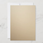 Simple Beige 16 . Geburtstag Birthday Party Einladung (Rückseite)