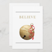 Simple BELIEVE mit Jingle Bell Christmas (Vorne/Hinten)