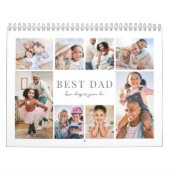 Simple Best Dad Photo Collage Kalender (Titelbild)