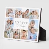 Simple Best Mom Photo Collage Fotoplatte (Seite)