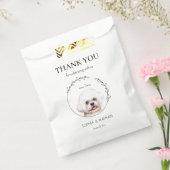 Simple Bichon Frise Wedding Danke, dass Sie die Ta Geschenktütchen (Versiegelt)