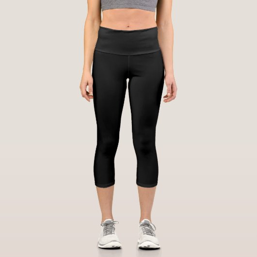 Simple Black Authority® Capri Leggings (Vorderseite)