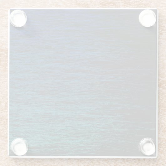 Simple Black Blue Aquamarin Abstrakt Scribble Text Glasuntersetzer (Rückseite)