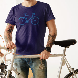 Simple Blue Bike T-Shirt