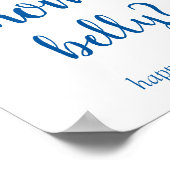 Simple Blue Game | Cerulean Wie groß ist Mommy Bly Poster (Ecke)