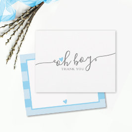 Simple Blue Heart Boy Baby Showbudget Vielen Dank
