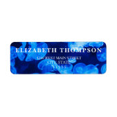 Simple Blue Jellyfish Label (Vorne)