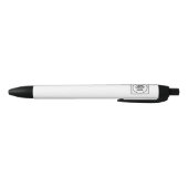 Simple Blue Logo Business Branding pen Kugelschreiber (Unterseite)