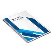 Simple Blue Meeting Notebook Notizblock (Rechte Seite)