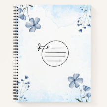 Simple Blue Notebook