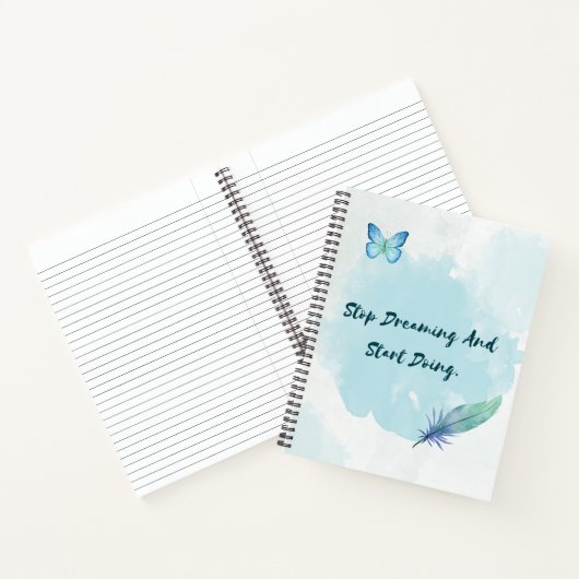 Simple Blue Notebook Notizblock (Innenseite)