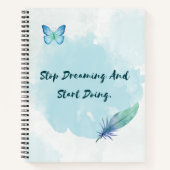 Simple Blue Notebook Notizblock (Vorderseite)