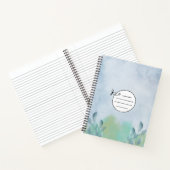 Simple Blue Notebook Notizblock (Innenseite)