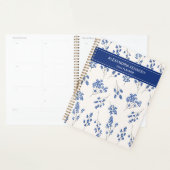 Simple Blue & White Country Flower Planer (Anzeige)