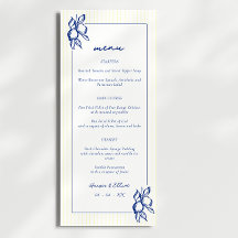 Simple Blue & Yellow Doodle Lemons Wedding