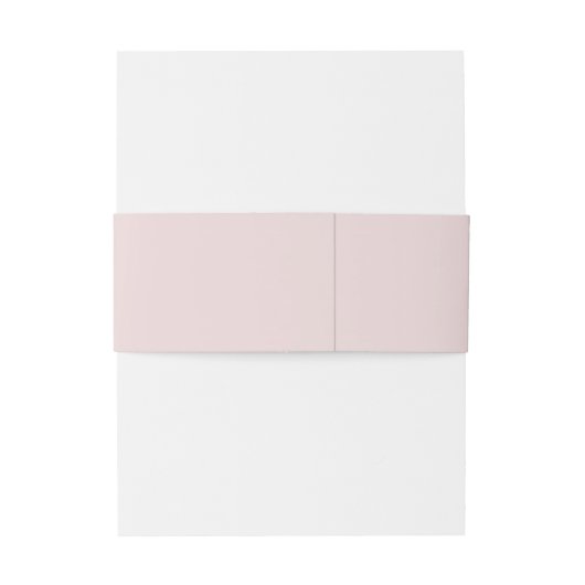 Simple Blush Pink Personalized Wedding Einladungsbanderole (Rückseitenbeispiel)