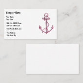 SImple Boating Business Cards Visitenkarte (Vorne/Hinten)